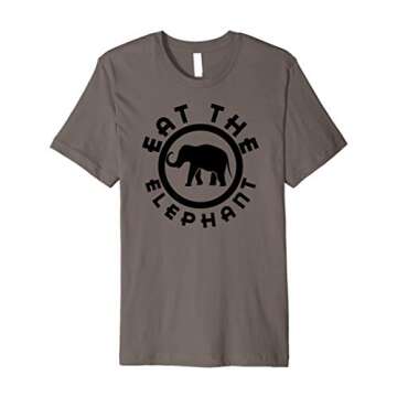 Eat The Elephant (Black Ink) Premium T-Shirt