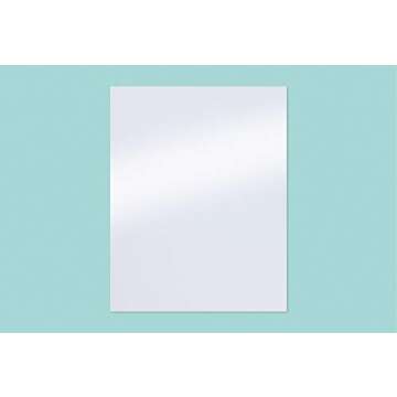 Bubbley White Shimmer Paper - 100-Pack Metallic Cardstock Paper, 92 lb Cover, Double Sided, Printer ...