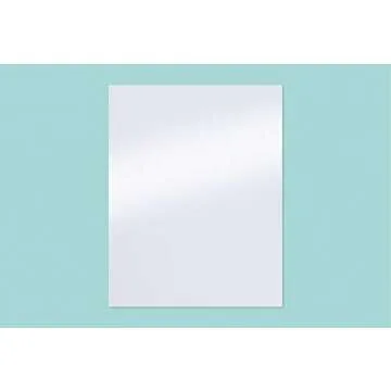 Bubbley White Shimmer Paper - 100-Pack Metallic Cardstock Paper, 92 lb Cover, Double Sided, Printer ...