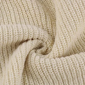 Huntarry Turtleneck Oversized Sweaters Dress for Women