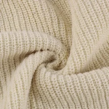 Huntarry Turtleneck Oversized Sweaters Dress for Women