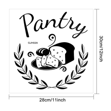 Stylish Pantry Wall Decals for Kitchen Decor