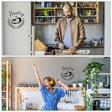 Stylish Pantry Wall Decals for Kitchen Decor