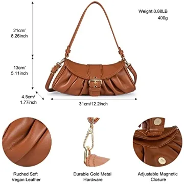 Montana West Vegan Leather Hobo Bag - Stylish & Trendy