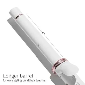 T3 CurlWrap 1" Automatic Rotating Curling Iron with Longer Barrel, 2 Timer Settings, 9 Heat Settings, Auto-Rotating Ceramic Barrel and Ion Generator for Fast, Easy Curls and Waves on All Hair Types
