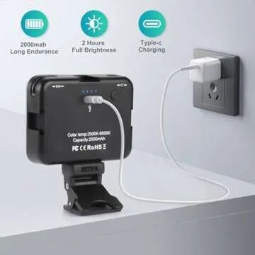 MQOUNY Rechargeable Selfie Light - Perfect for Vlogs
