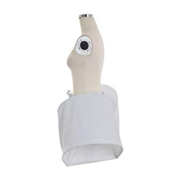 DUNHAO COS Women's White Crinoline Pannier Underskirt Victorian Dress (2 Hoops Double Pannier)