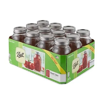 Ball Regular Mouth Quart Jars 12 Pack 32oz Made in USA