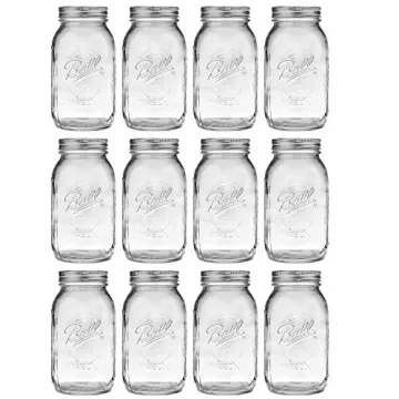 Ball Regular Mouth Quart Jars 12 Pack 32oz Made in USA