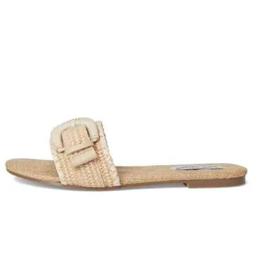 Steve Madden Merla Sandal - Stylish Natural Raffia Footwear