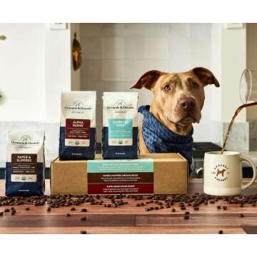 Grounds & Hounds Coffee Starter Kit - 3 Organic Blends