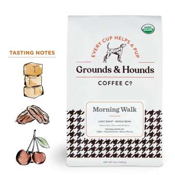 Grounds & Hounds Coffee Starter Kit - 3 Organic Blends
