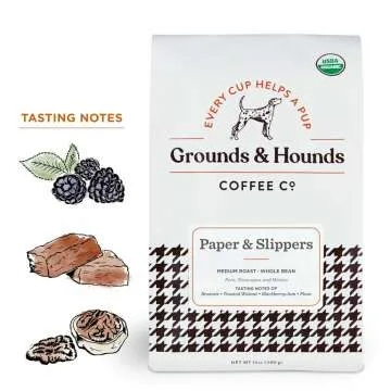 Grounds & Hounds Coffee Starter Kit - 3 Organic Blends