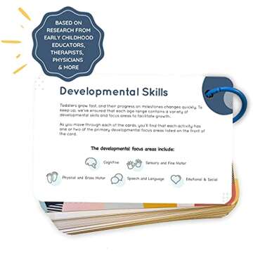 Curious Toddler™ Activity Cards | 40+ Activities for Toddler & Me (12-24 Months) | Developmentally-Focused and Stimulating Creative Playtime Ideas | Toddler Restaurant activities, screen free for kids