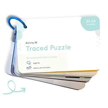 Curious Toddler™ Activity Cards | 40+ Activities for Toddler & Me (12-24 Months) | Developmentally-Focused and Stimulating Creative Playtime Ideas | Toddler Restaurant activities, screen free for kids