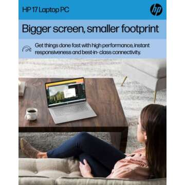 HP 17.3-inch Laptop, 11th Generation Intel Core i5-1135G7, Intel Iris Xe Graphics, 8 GB RAM, 512 GB ...