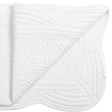 Personalized MONOBLANKS Baby Quilt with Embossed Edge