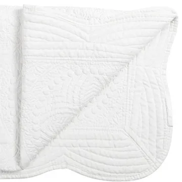 Personalized MONOBLANKS Baby Quilt with Embossed Edge