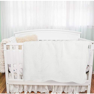 Personalized MONOBLANKS Baby Quilt with Embossed Edge