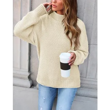ZESICA Women's Cozy Turtleneck Sweater for All Occasions