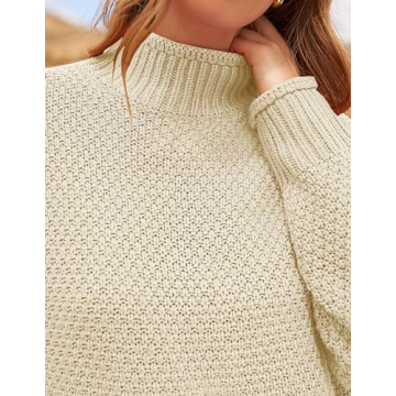 ZESICA Women's Cozy Turtleneck Sweater for All Occasions
