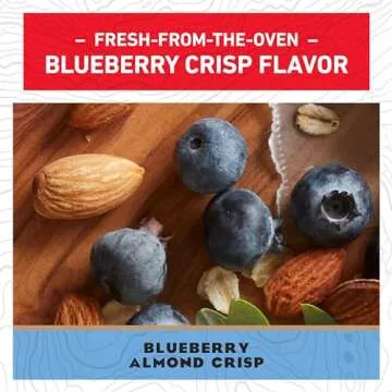CLIF BAR Blueberry Almond Crisp - Non-GMO Plant-Based Energy