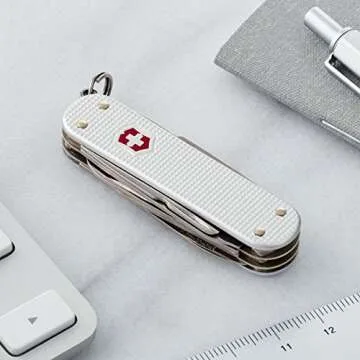 Victorinox Mini Champ Alox Swiss Army Knife, Compact, 15 Functions, Swiss Made Pocket Knife with Ora...