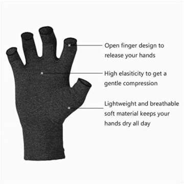 Duerer Arthritis Compression Gloves for Pain Relief