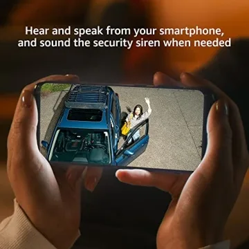 Blink Wired Floodlight Camera - Smart security camera, 2600 lumens, HD live view, enhanced motion detection, built-in siren, Works with Alexa – 1 camera (White)