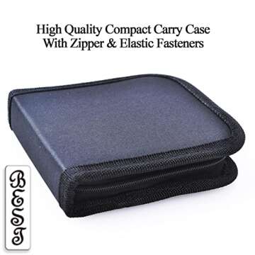 Best Sewing Kit Bundle with Scissors, Thimble, Thread, Needles, Tape Measure, Carrying Case and Accessories