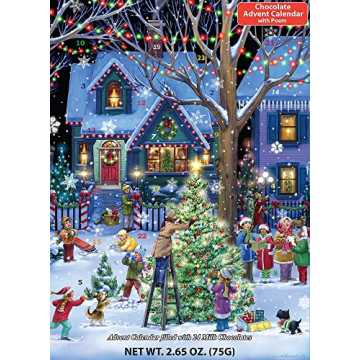 Vermont Christmas Cheer Chocolate Advent Calendar - Holiday Countdown
