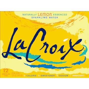 LaCroix Sparkling Water, Lemon, 12 Fl Oz (pack of 12)