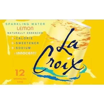 LaCroix Sparkling Water, Lemon, 12 Fl Oz (pack of 12)