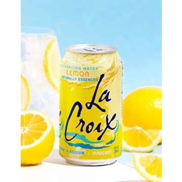 LaCroix Sparkling Water, Lemon, 12 Fl Oz (pack of 12)