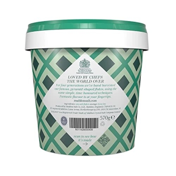 Maldon Sea Salt Flakes, 20 oz Gourmet Pyramid Crystals