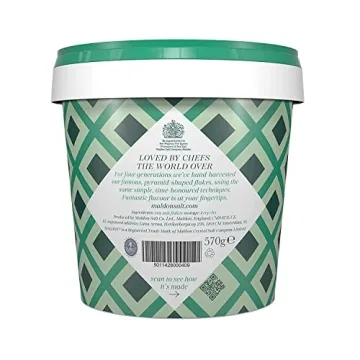 Maldon Sea Salt Flakes, 20 oz Gourmet Pyramid Crystals