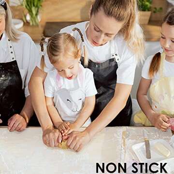 Extra Large Silicone Mats | Food-Grade Kids Silicone Placemats | 27.6'' x 19.6''