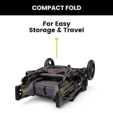 Jeep Sport All-Terrain Stroller Wagon by Delta Children - Includes Canopy, Parent Organizer, Adjustable Handlebar, Snack Tray & Cup Holders, Grey/Olive Green