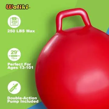 WALIKI 29" Hippity Hop Ball for Adult Fun and Fitness