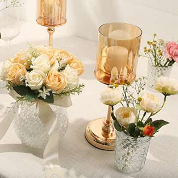 MAGICLUB 120,000 Clear Super Absorbent Polymer Beads, Round, Non-Toxic for Vase Filler, Soilless Planting, Wedding Centerpiece Floral Arrangement