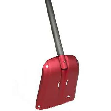 MSR Operator D-Handle Snow Shovel Red