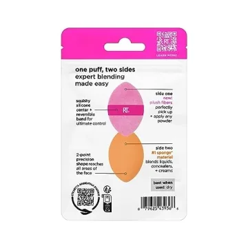 Real Techniques Miracle 2-in-1 Powder Puff for Flawless Makeup