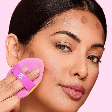 Real Techniques Miracle 2-in-1 Powder Puff for Flawless Makeup
