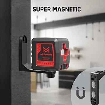 Motovera 100ft Green Laser Level Self-Leveling 4 Brightness Modes