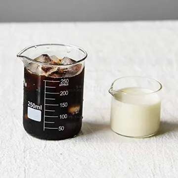 Sizikato Transparent Glass Creamer Set - 2pcs 4oz Pitchers