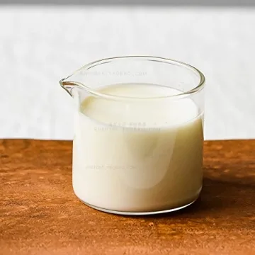 Sizikato Transparent Glass Creamer Set - 2pcs 4oz Pitchers