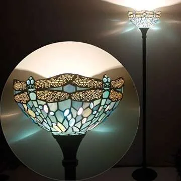 Stunning WERFACTORY Tiffany Floor Lamp for Home Decor