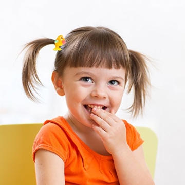 80 Pieces Girls Cartoon Elastic Hair Ties for Fun Styles