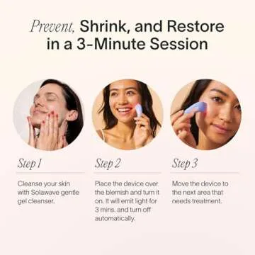 Solawave Bye Acne: 3-Minute Pimple Treatment Device