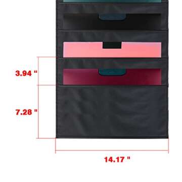 10 Pocket Wall Hanging Organizer for Home and Office